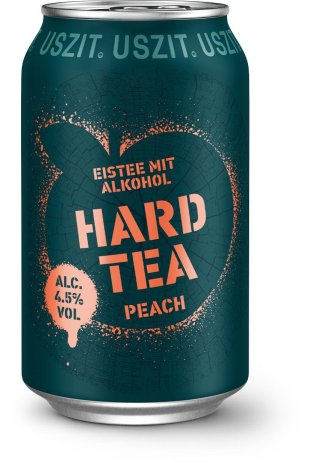 USZIT Hard Tea Peach Dose Tra 6x4x0.33l