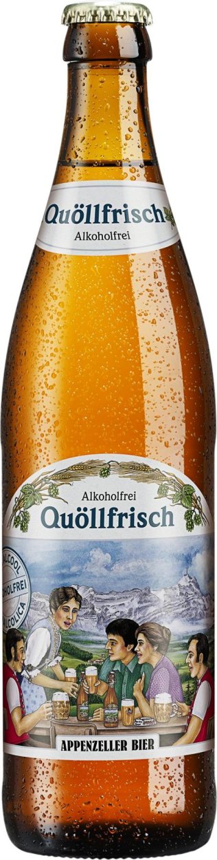 Appenzeller Bier Quöllfrisch alkoholfrei Glas Har 20x0.50l