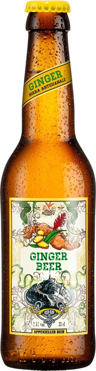 Appenzeller Bier Ginger Beer Glas Har 24x0.33l