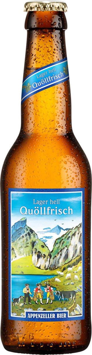 Appenzeller Bier Quöllfrisch hell Glas Har 24x0.33l