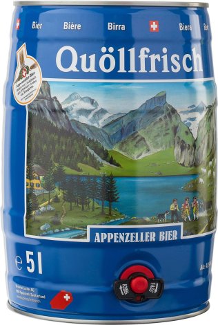 Appenzeller Bier Quöllfrisch hell Dose Dos 1x5.00l