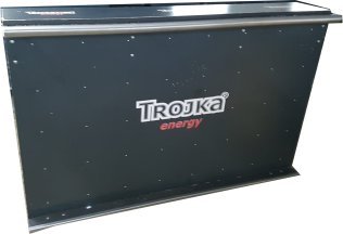 Barelement schwarz Holz (Trojka) Stück