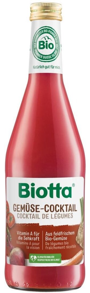 Biotta Gemüsecocktail Glas Kar 6x0.50l