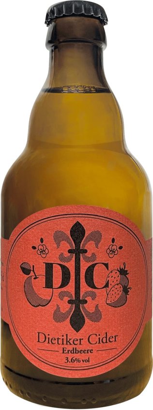 Dietiker Cider Erdbeer Glas Har 20x0.33l