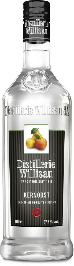 Distillerie Willisau Kernobstbrand Glas Kar 6x1.00l