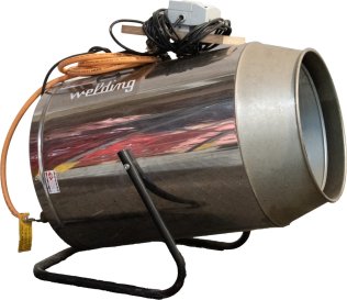 Gasheizung GA 40 welding Stück