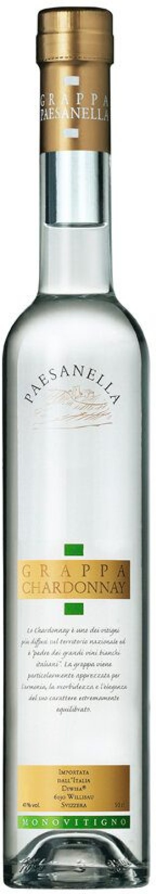 Grappa Paesanella di Chardonnay Kar 6x0.50l