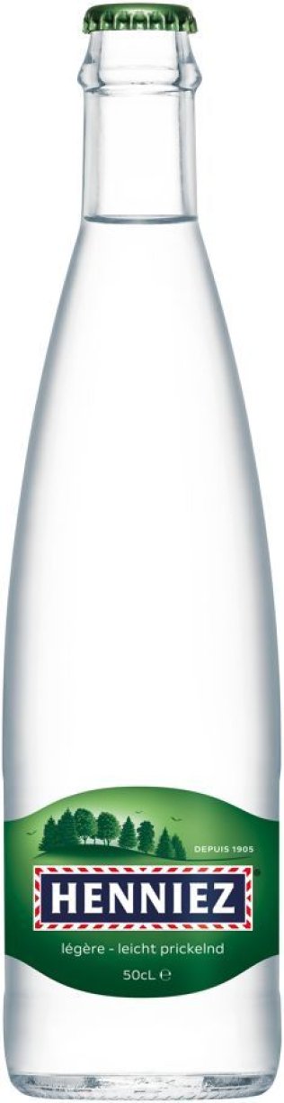 Henniez grün mit wenig CO2 Glas Har 20x0.50l