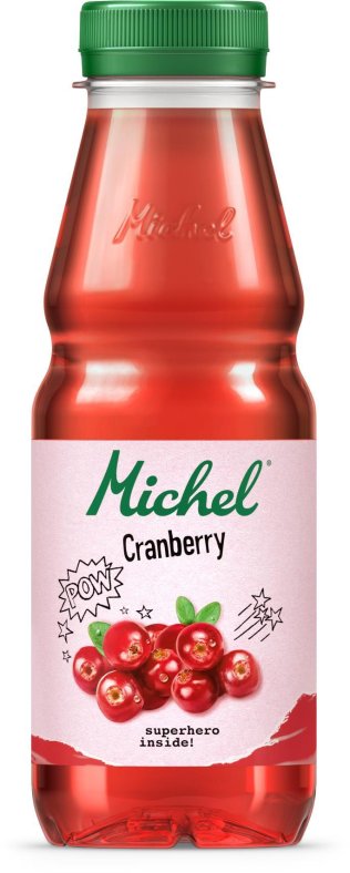 Michel Cranberry PET Tra 4x6x0.33l