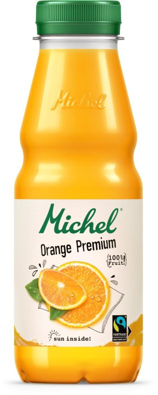 Michel Orange Premium Fair Trade PET Tra 4x6x0.33l