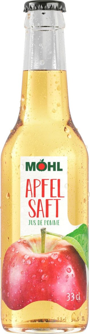 Möhl Apfelsaft hell Glas Har 24x0.33l