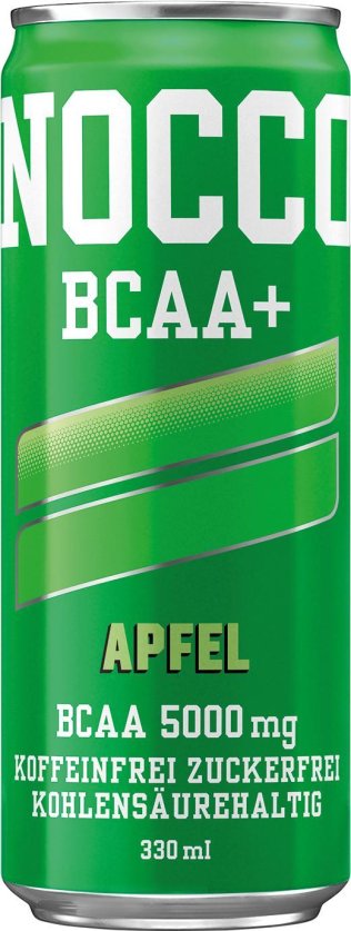NOCCO BCAA+ Apfel Dose Kar 24x0.33l