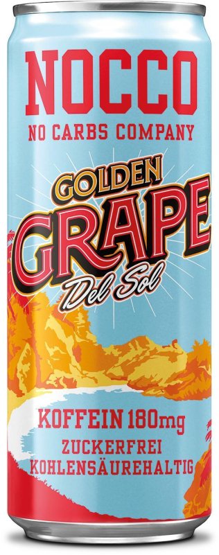 NOCCO BCAA Golden Grape Dose Kar 24x0.33l