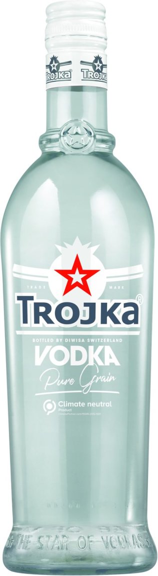 Trojka Vodka Pure Grain Kar 6x0.70l
