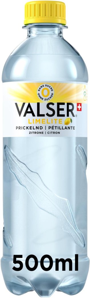 Valser Prickelnd Zitrone Limelite PET Tra 4x6x0.50l
