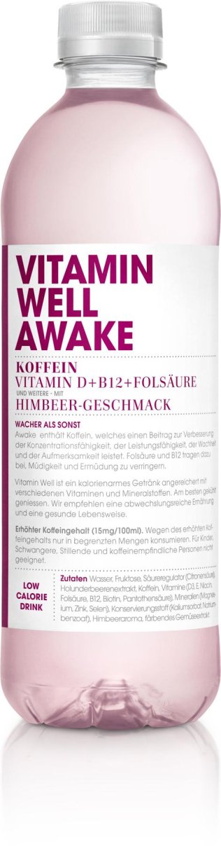 Vitamin Well Awake PET Tra 12x0.50l