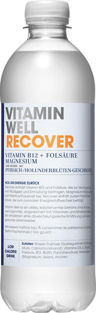 Vitamin Well Recover PET Tra 12x0.50l