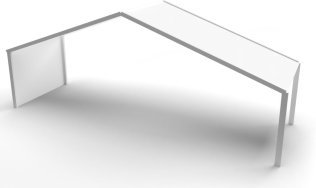 Zelt Anbauraster 10x3m Stück