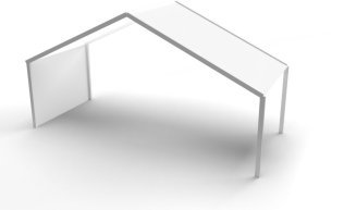 Zelt Anbauraster 8x3m Z C Stück