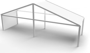 Zelt Grundraster 10x3m Stück