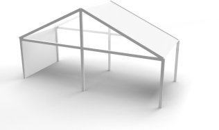 Zelt Grundraster 8x3m Stück
