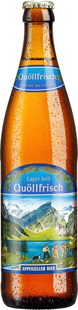 Appenzeller Bier Quöllfrisch hell Glas Har 20x0.50l