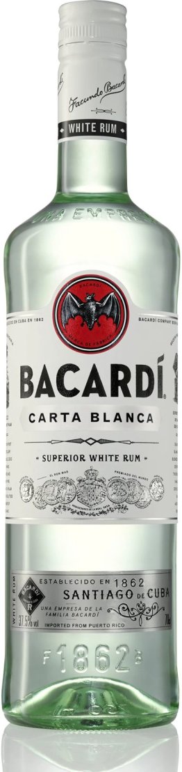 Bacardi CARTA BLANCA Superior White Rum Kar 6x0.70l