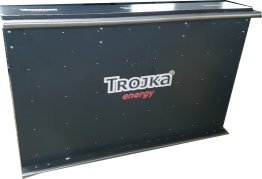 Barelement schwarz Holz (Trojka) Stück