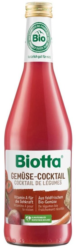 Biotta Gemüsecocktail Glas Kar 6x0.50l