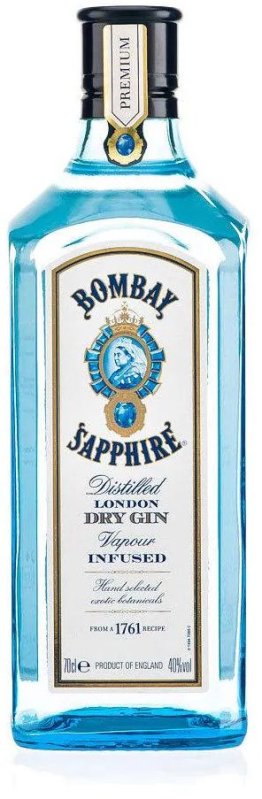 Bombay Sapphire LONDON DRY Gin Kar 6x0.70l