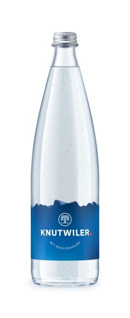 Knutwiler blau mit Kohlensäure Glas Har 12x0.75l