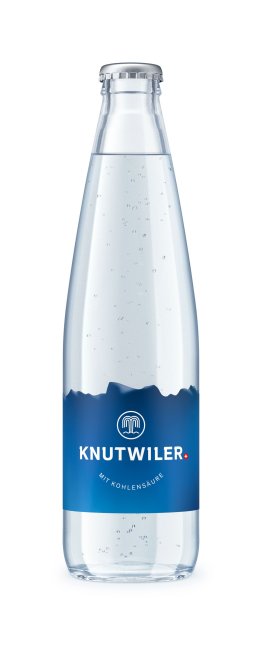 Knutwiler blau mit Kohlensäure Glas Har 24x0.33l