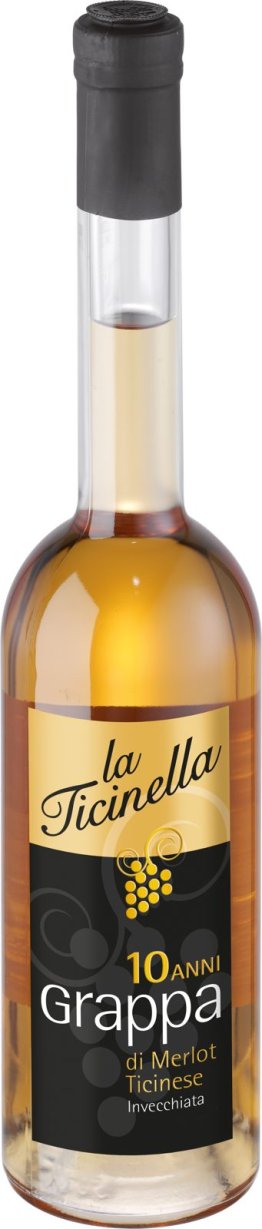 La Ticinella Grappa 10 Anni Kar 6x0.50l