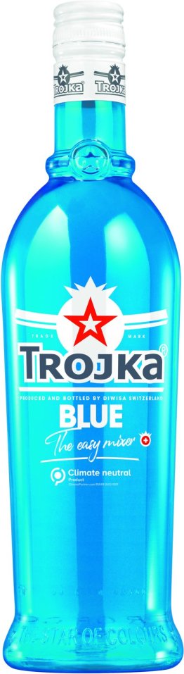 Trojka Vodka Blue Likör Kar 6x0.70l
