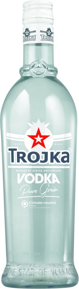 Trojka Vodka Pure Grain Kar 6x0.70l