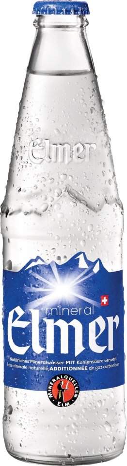 Elmer Mineral mit CO2 Glas Har 24x0.33l