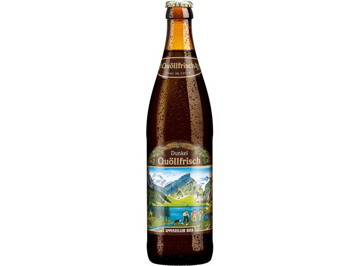 Appenzeller Bier Quöllfrisch dunkel Glas Har 20x0.50l