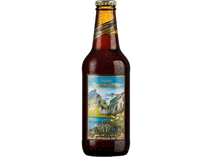 Appenzeller Bier Quöllfrisch dunkel Glas Kar 6x0.33l