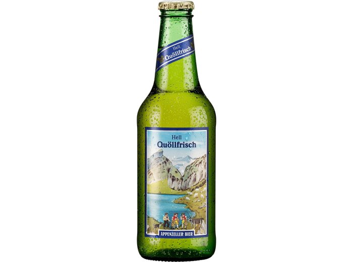 Appenzeller Bier Quöllfrisch hell Glas Kar 10x0.33l