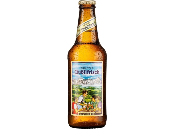 Appenzeller Bier Quöllfrisch naturtrüb Glas Kar 10x0.33l