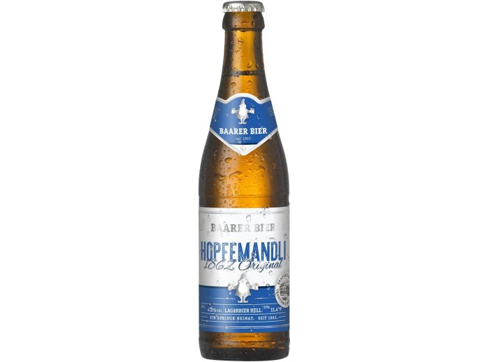 Baarer Hopfemandli 1862 Original Glas Har 24x0.33l