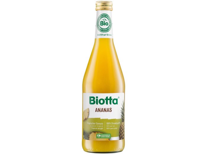 Biotta Ananas Glas Kar 6x0.50l