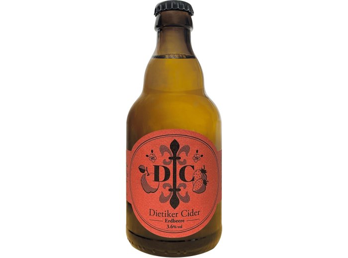 Dietiker Cider Erdbeer Glas Har 20x0.33l