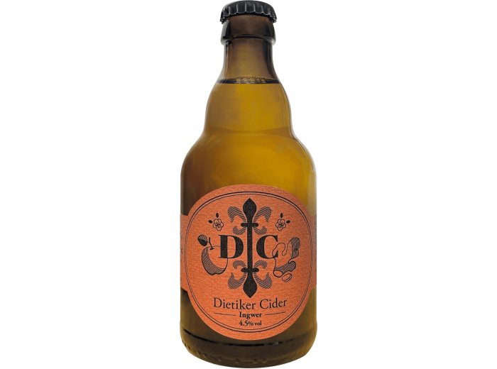 Dietiker Ingwer Cider Glas Har 20x0.33l