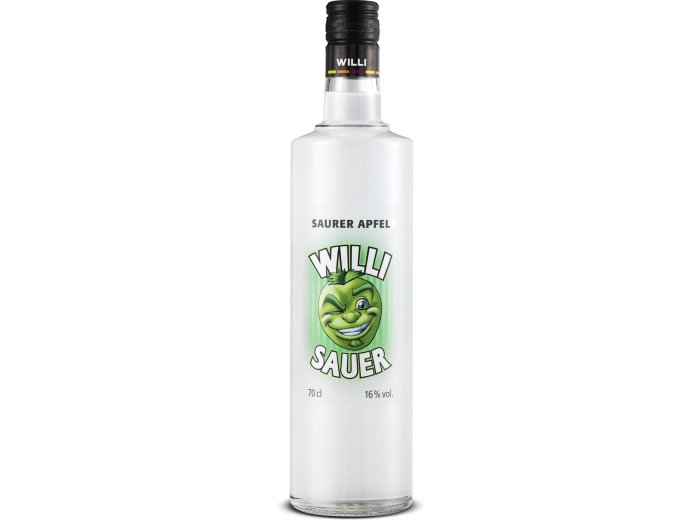 Distillerie Willisau Saurer Apfel Likör Kar 6x0.70l