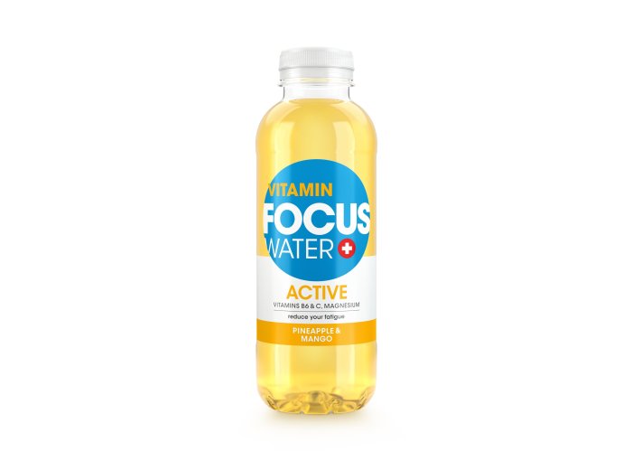 Focuswater Active Ananas & Mango PET Tra 12x0.50l