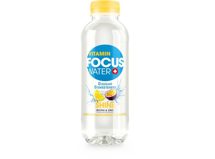 FOCUSWATER SHINE Zitrone & Passionsfrucht PET Tra 4x6x0.50l