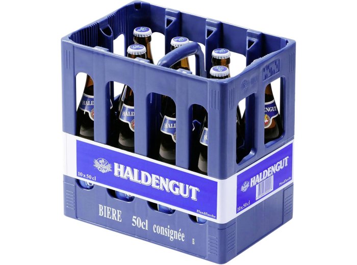Haldengut Lager Glas Har 10x0.50l