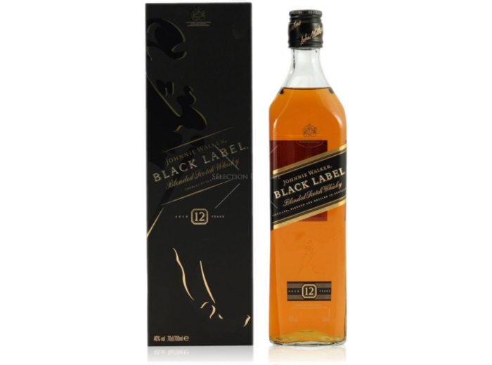 Johnnie Walker Black Label 40% Glas Kar 6x0.70l