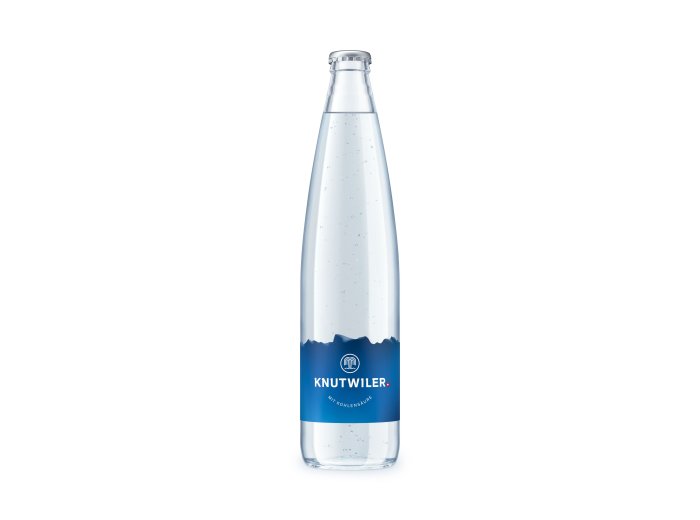 Knutwiler blau mit Kohlensäure Glas Har 20x0.50l